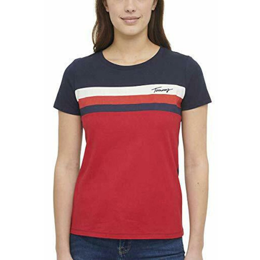 Tommy Hilfiger Womens Short Sleeve Crewneck Tee